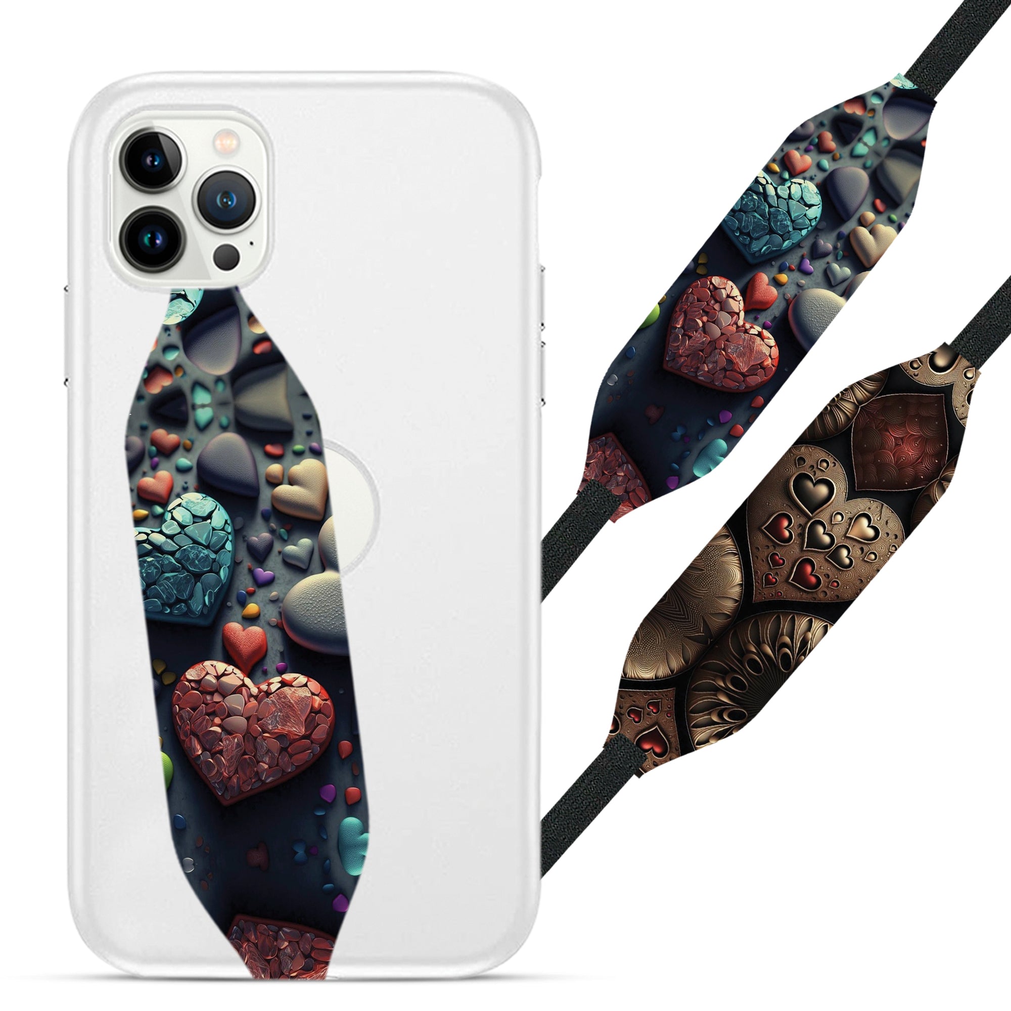 Vibrant Heartstrings Grip for phone - Switch Bands