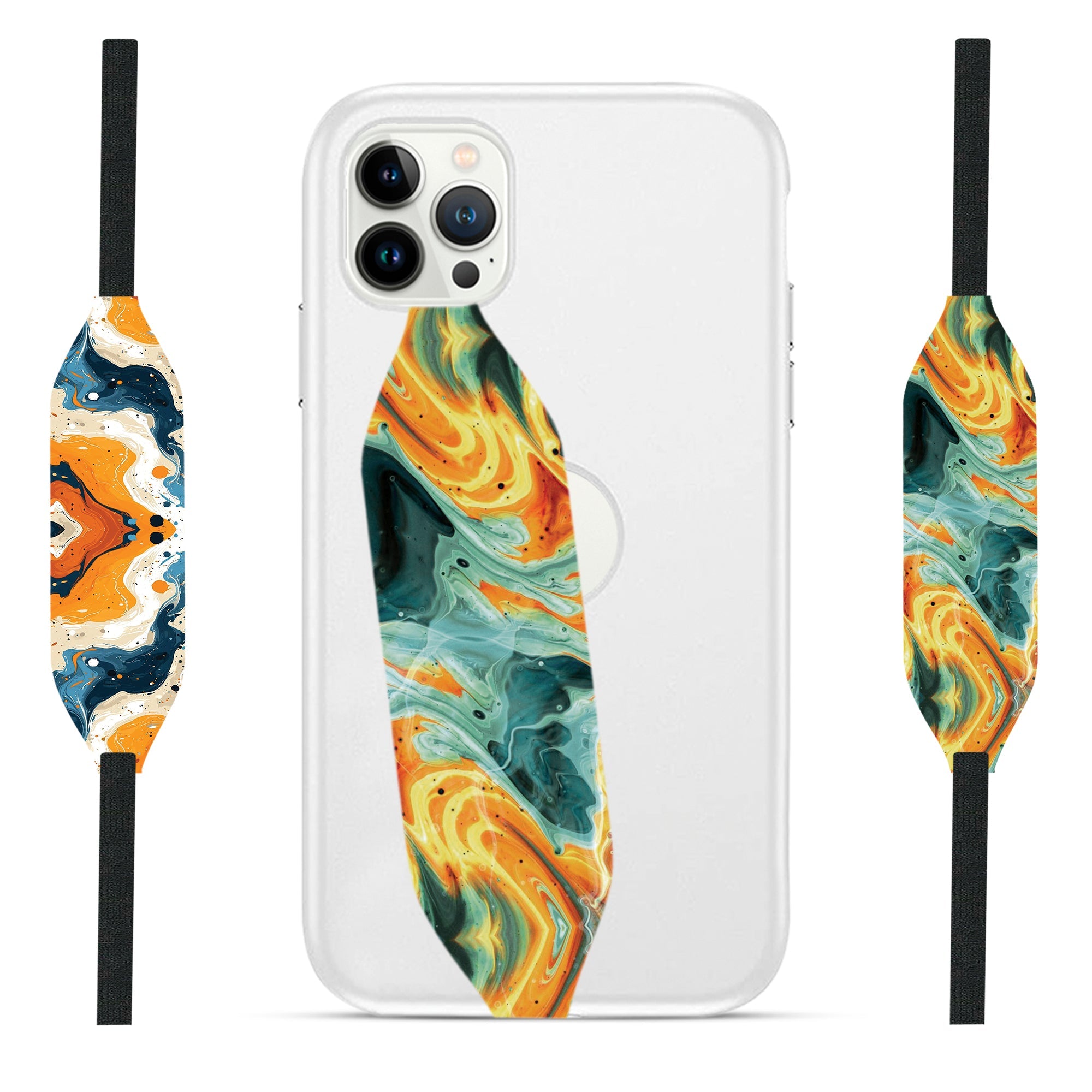 Fluid Pattern With Art iPhone Strap - Switch Bands