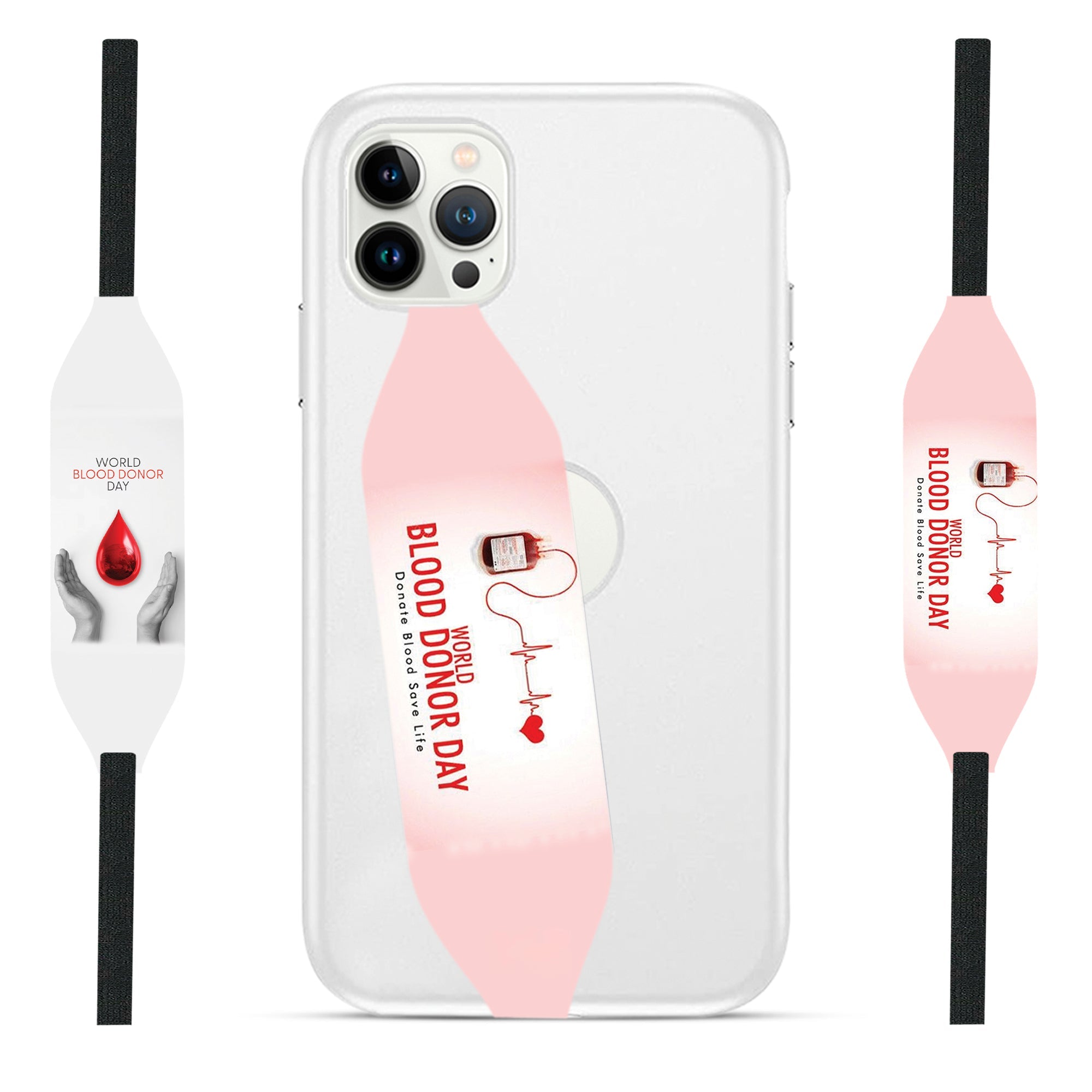World Blood Donor Day iPhone Case with Strap - Switch Bands
