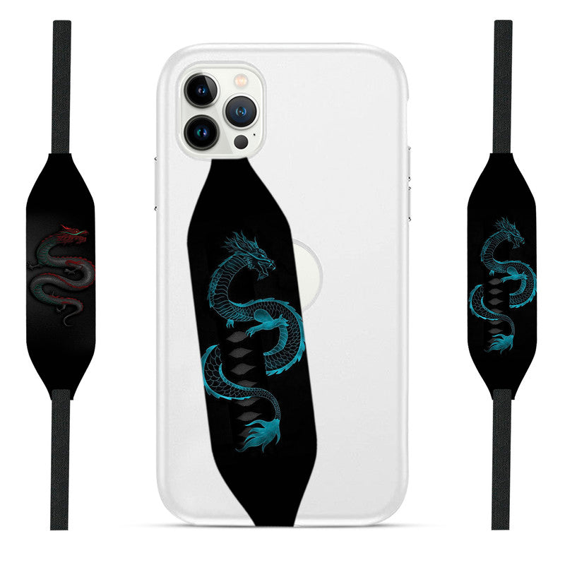 Winged Guardians snake design Phone Grip Strap