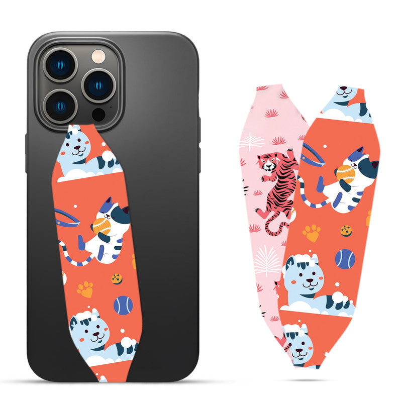 cat illustration  iPhone Case Strap - Switch Bands