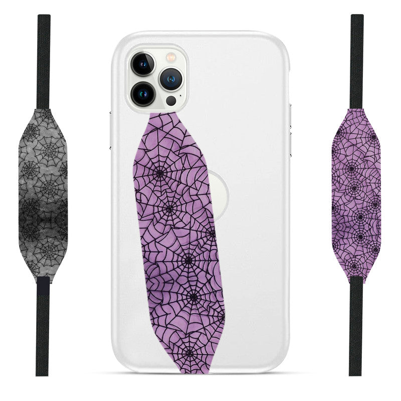 spider cobweb Pattern Phone Holder Strap - Switch Band