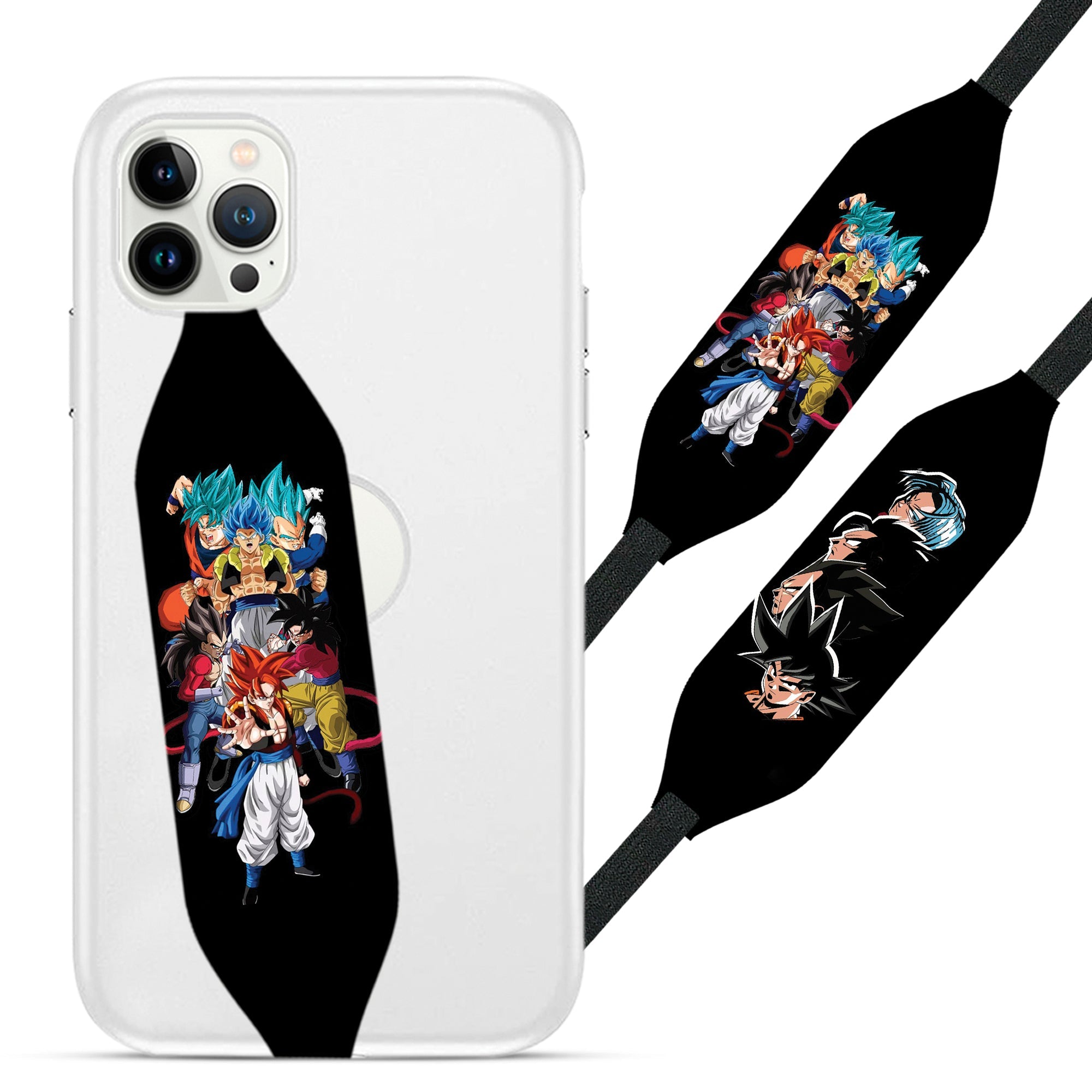 Toon Art Dragon ball z Fighters Frenzy Grip for Phone - Switch Bands