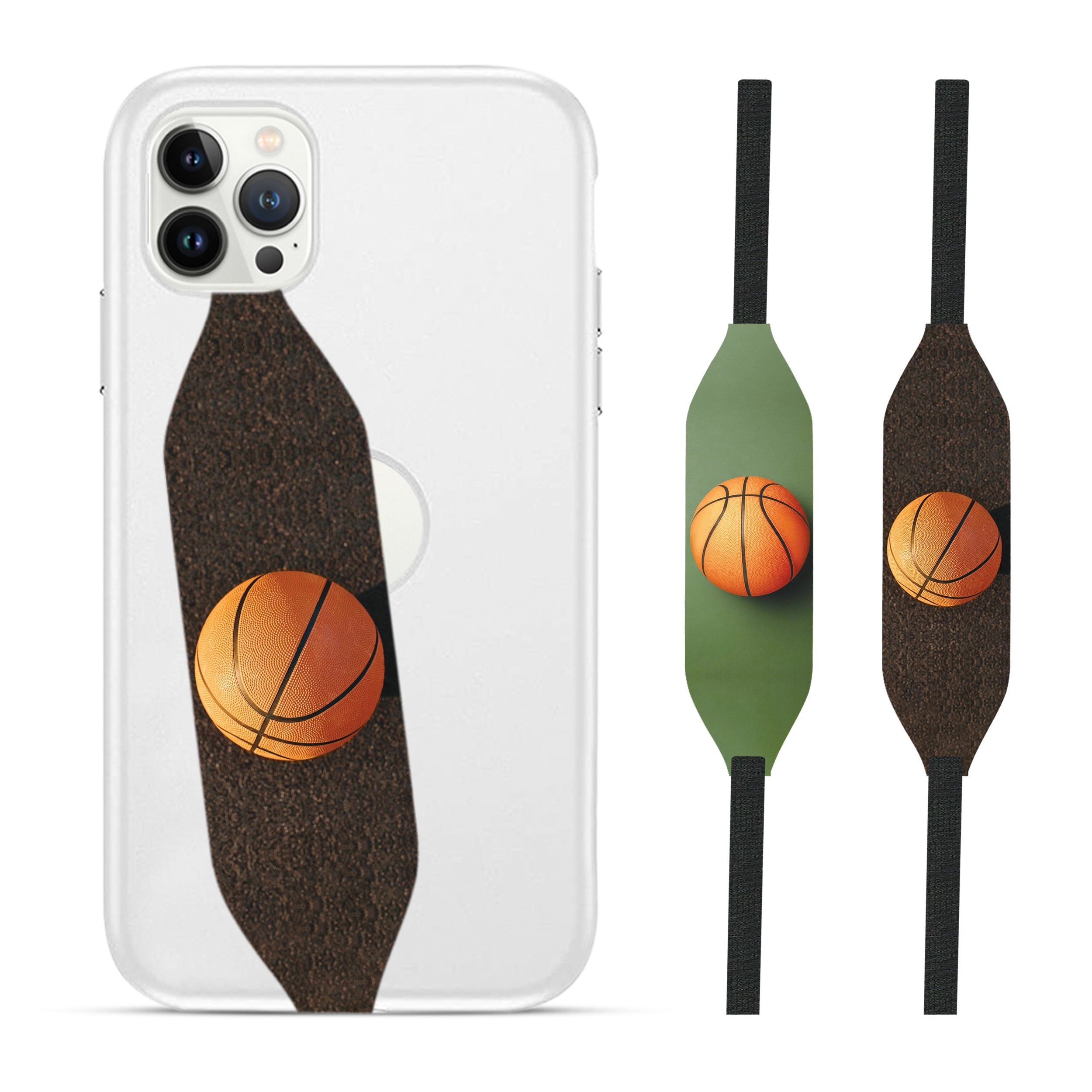 Basket Ball Phone Grip - Switch Bands
