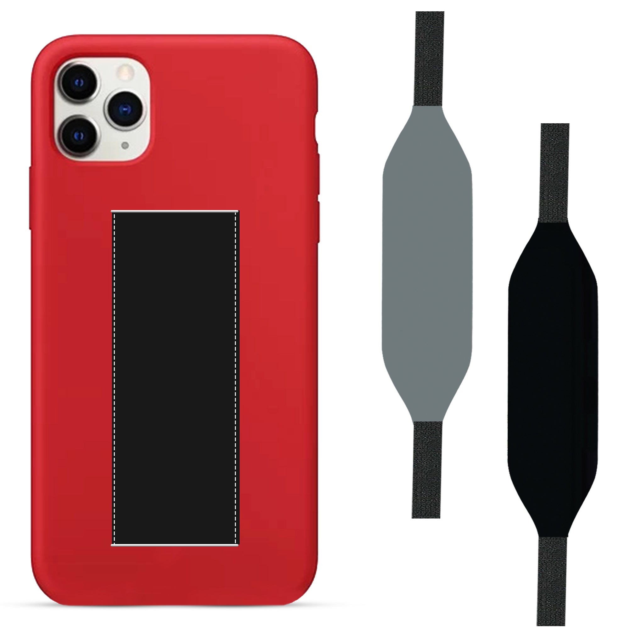 Switch Bands red iPhone case with black strap