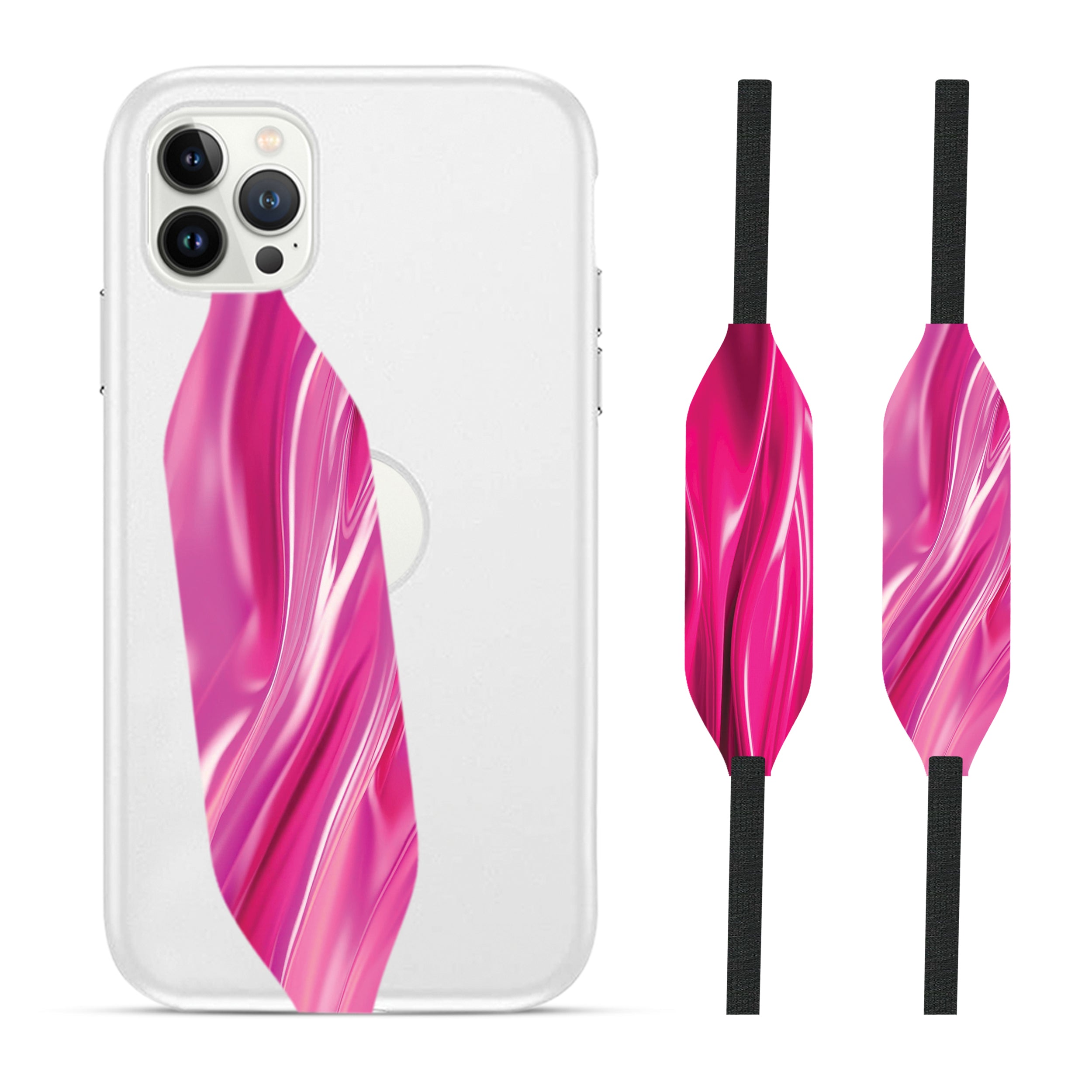 Pink Waves iPhone cover with Strap - Switch Bands