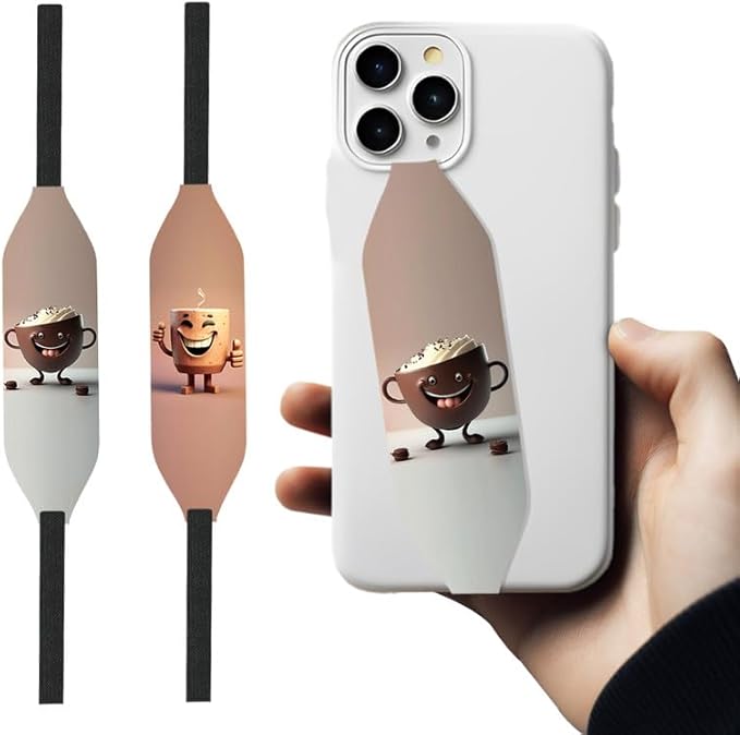Universal Phone Grip Strap -Happy PUP - Switchbands