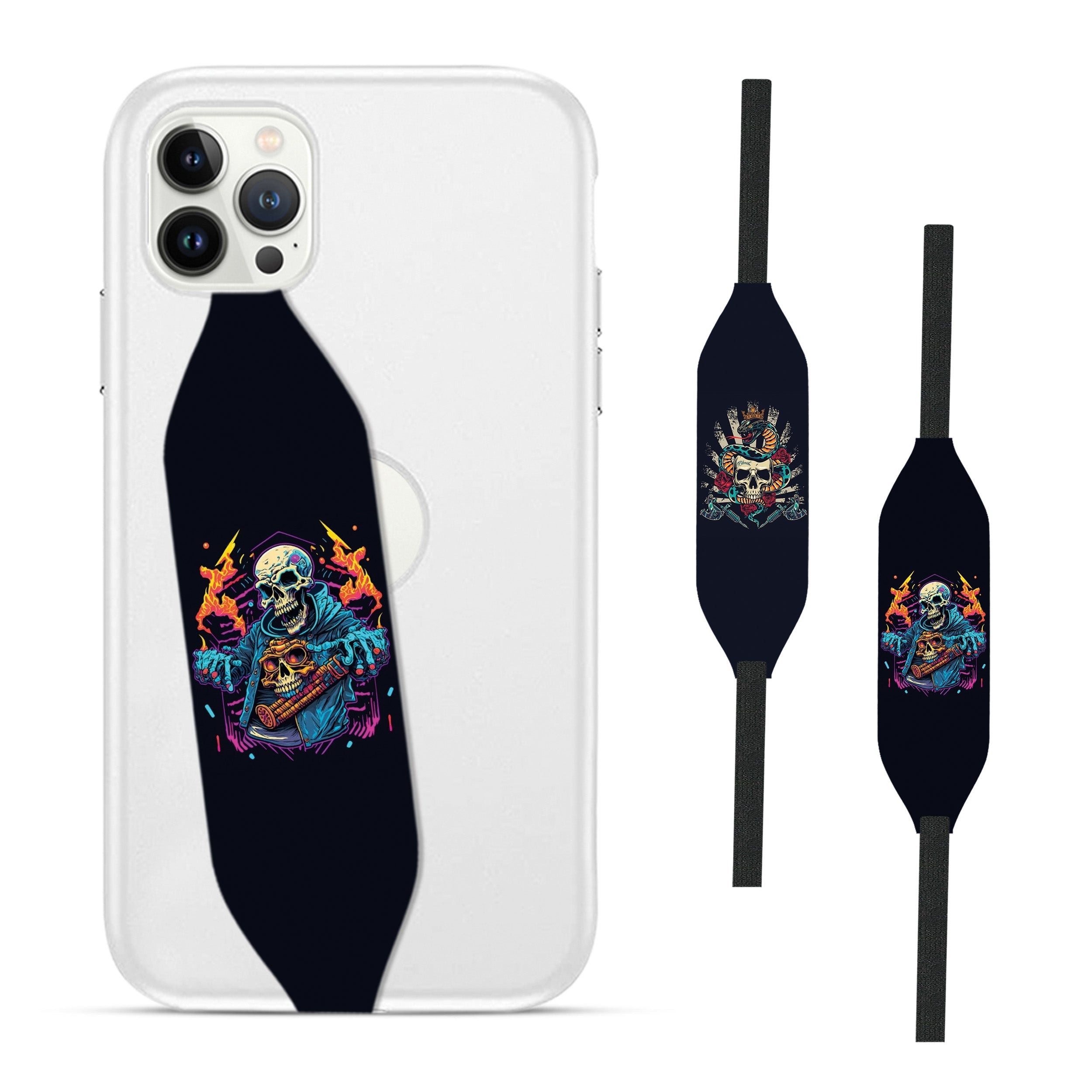 Skull Phone Grip Holder - Switch Bands