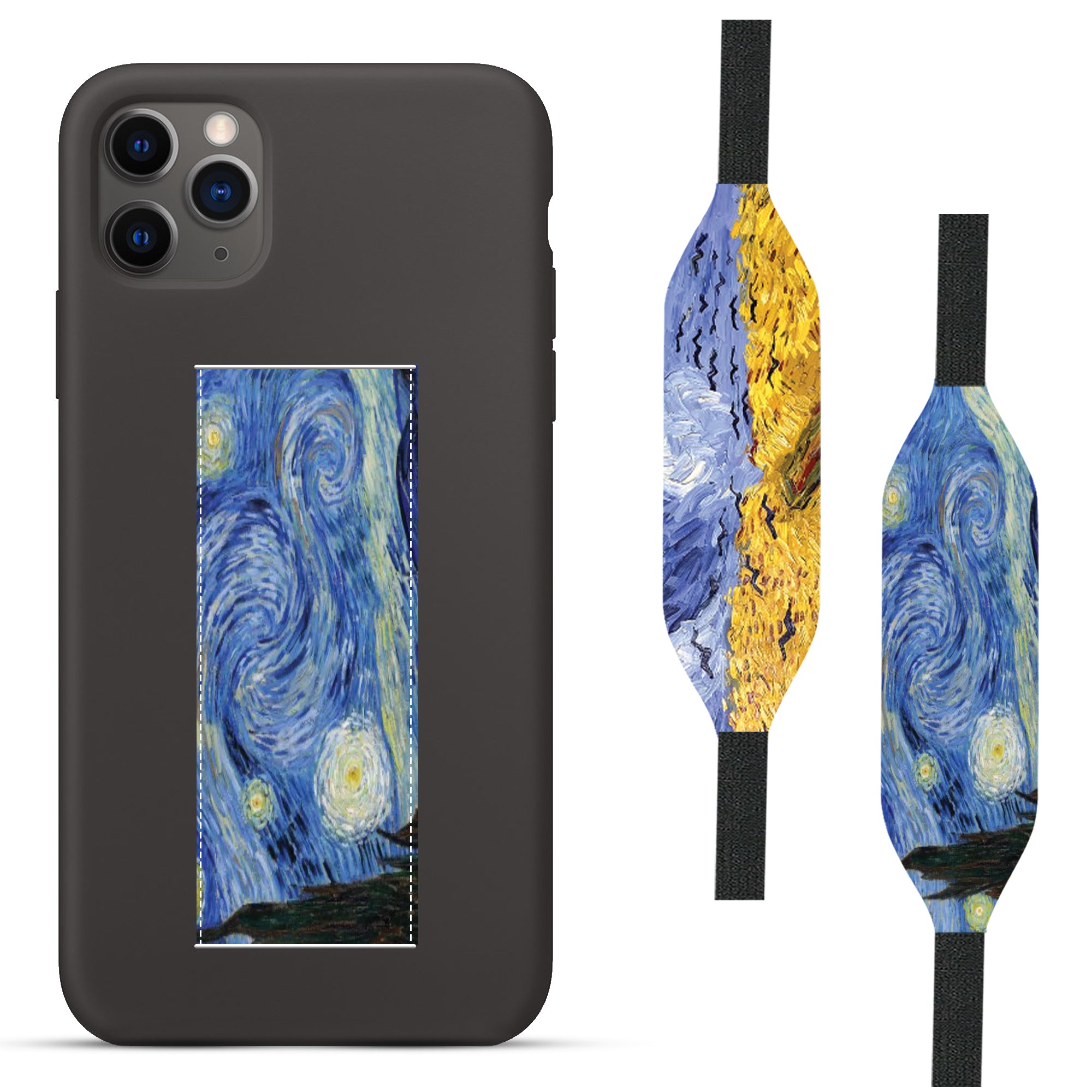 Switch Bands Black iPhone case with strap