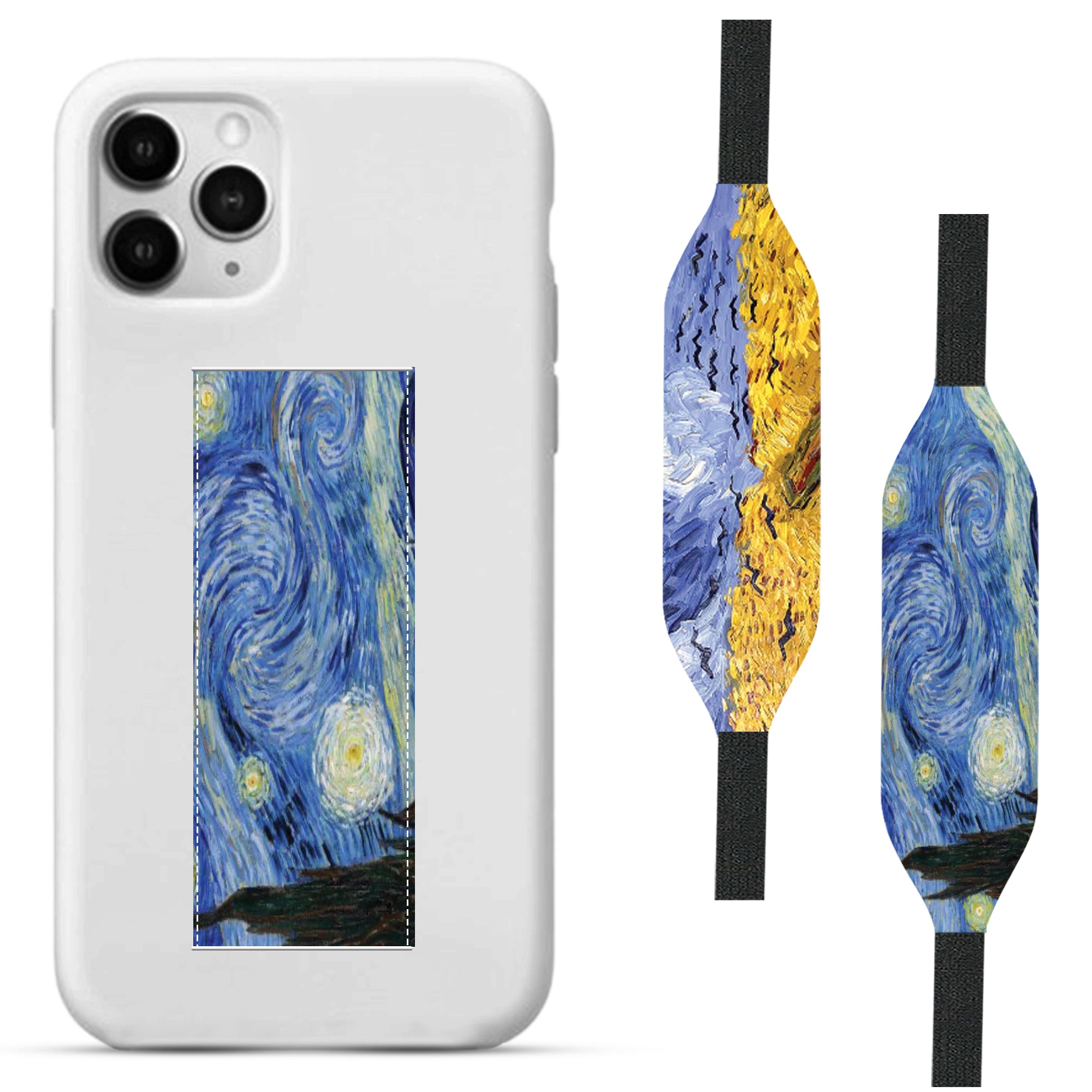 Switch Bands White iPhone case with strap