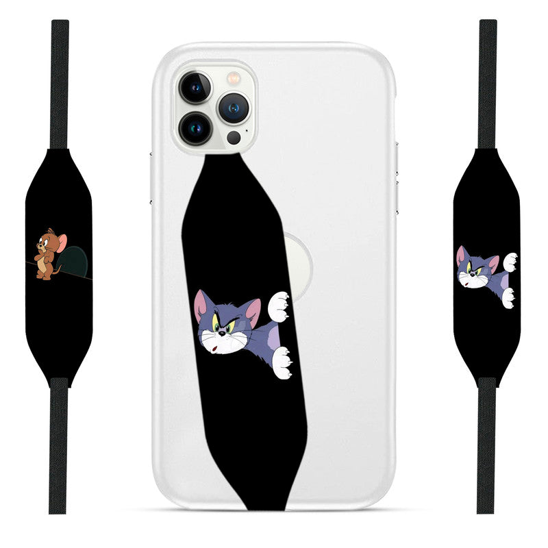 tom and jerry Toon Art Phone Case Strap