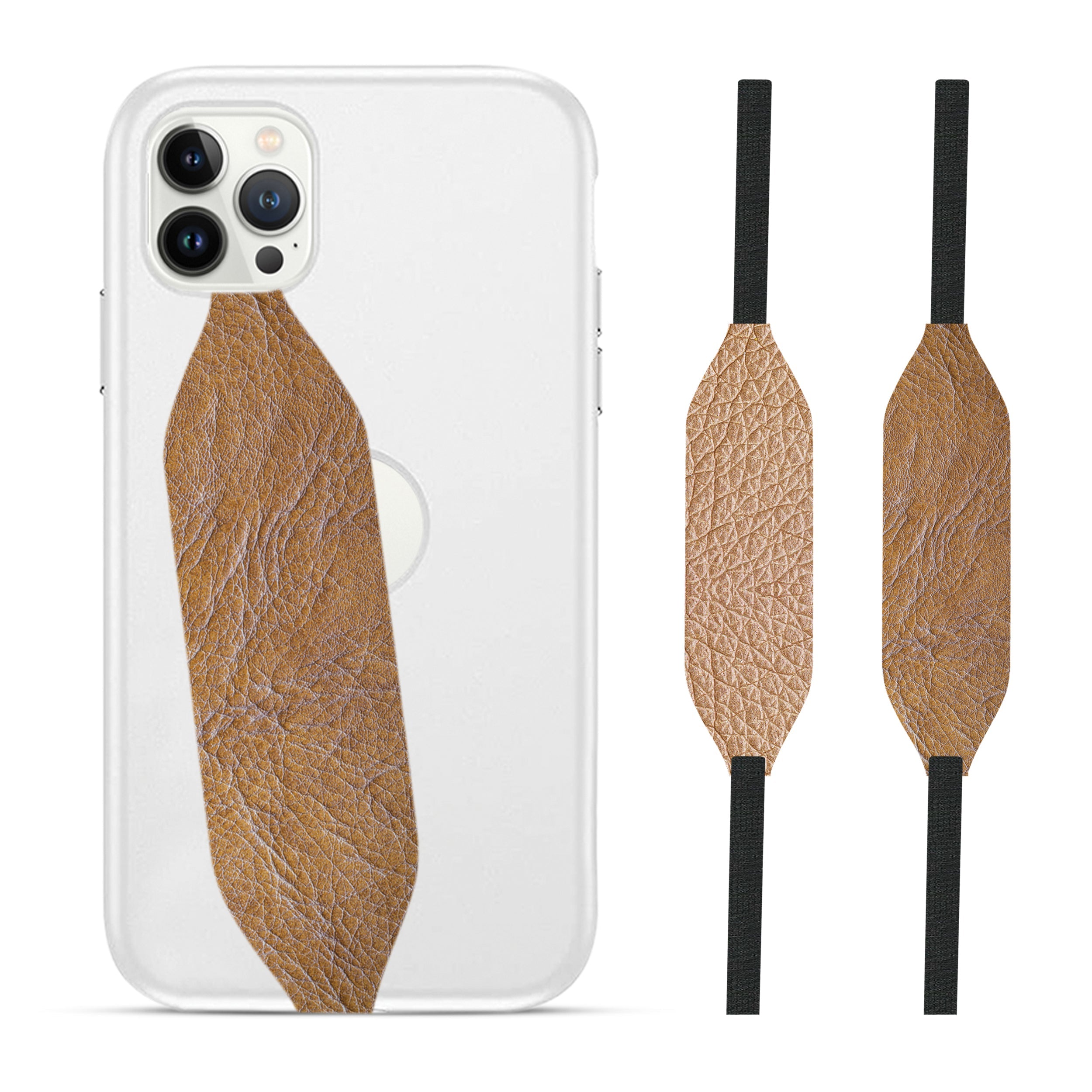 vegan leather iPhone cover with strap - switch bands