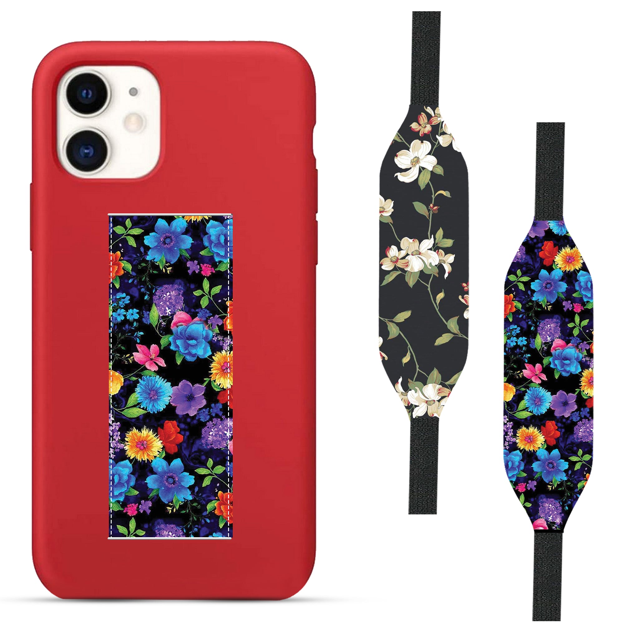 vintage and Blossom Red iPhone Case with Strap - Switch Bands