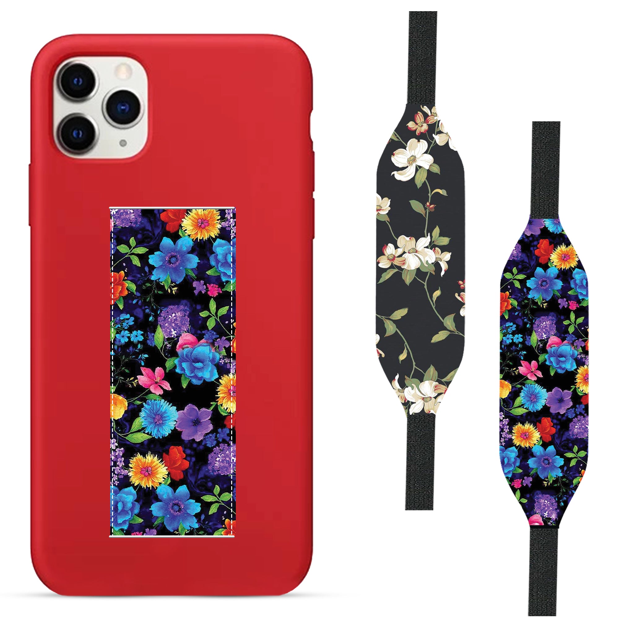 vintage and Blossom Red iPhone Case with Strap - Switch Bands