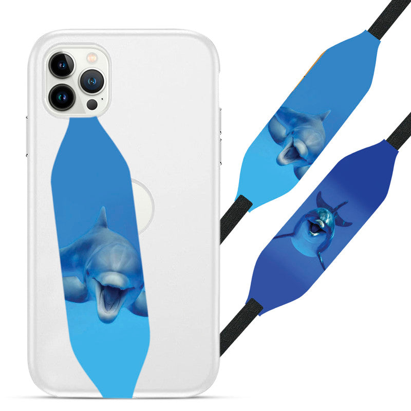 whale Nautical Wonders Phone Holder Strap - Switch Bands