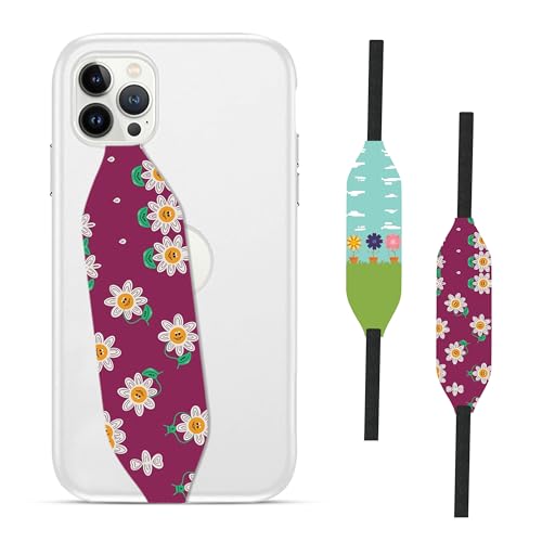 Flower Pattern Phone Grip - Switch Bands 