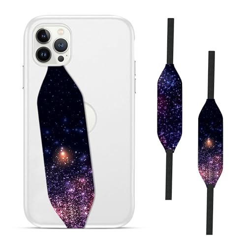 Dark Burgundy Starry iPhone Wrist Strap - switch bands 