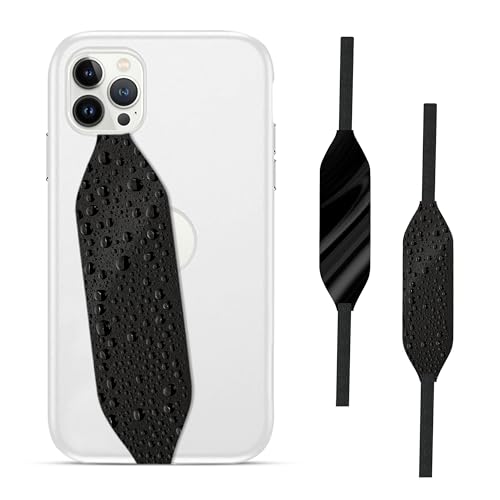 black background with Drop Phone Grip Holder - Switch Bands 