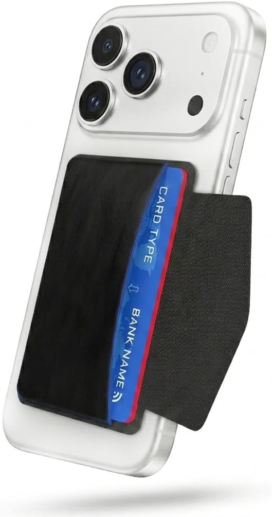 Switchbands Card Holder for Phone Case – Stick On Phone Wallet, Adhesive Credit Card, Business Card & ID Holder for Back of Phone