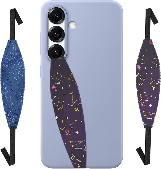 Universal Phone Grip Strap - Enamel Fly Me To The Moon