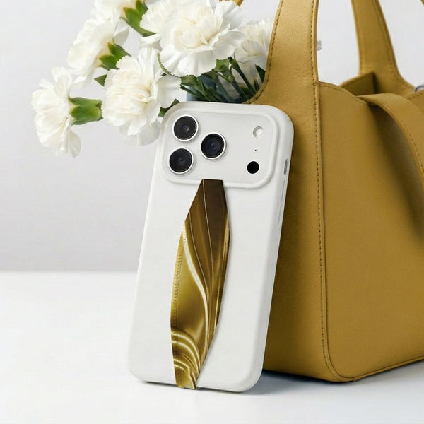 Shiny Silk Phone Grip Strap | Adhesive-Free | Switchbands
