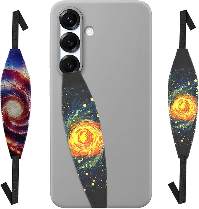 Universal Phone Grip Strap - Enamel Fly Me To The Moon