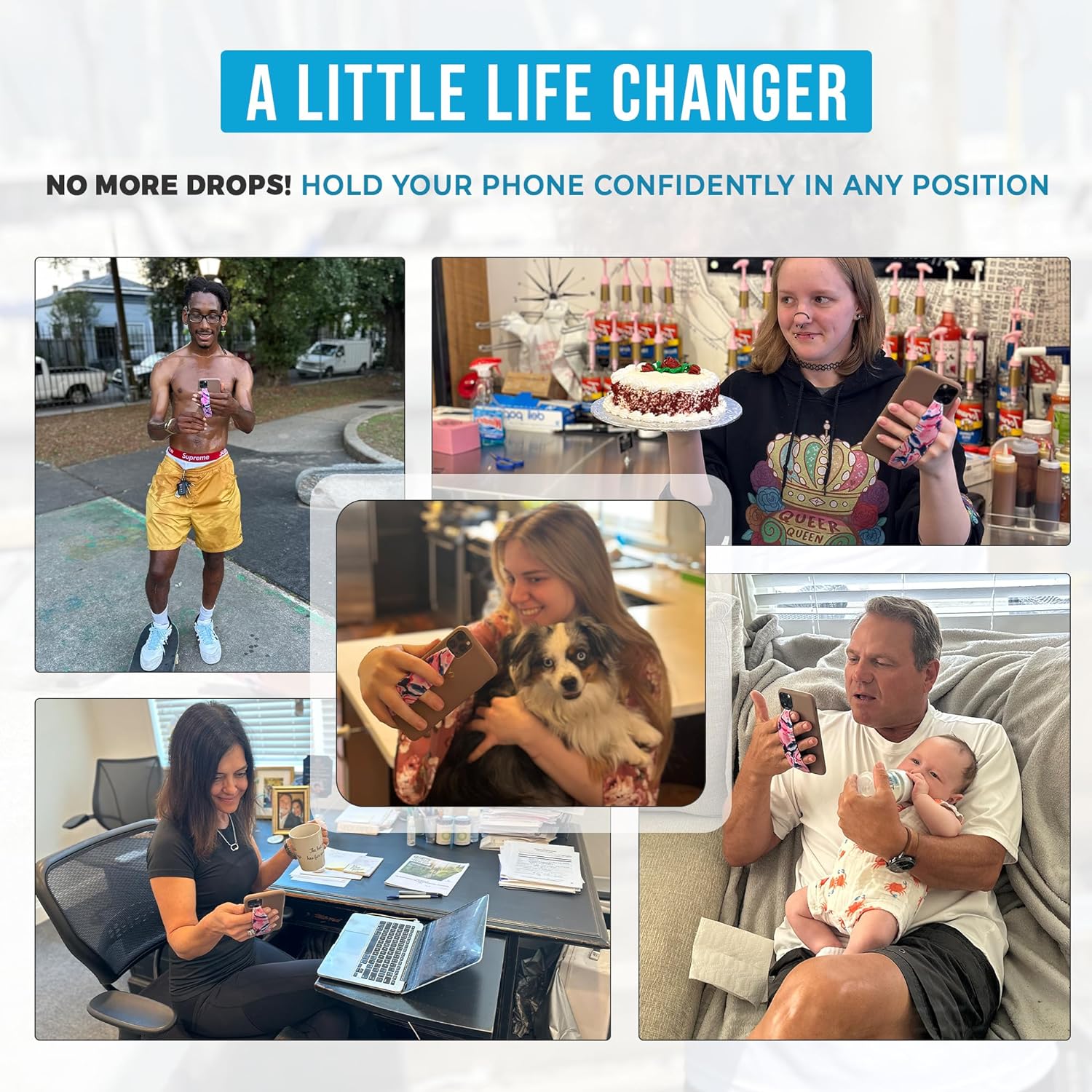 No more need to hold your phone 