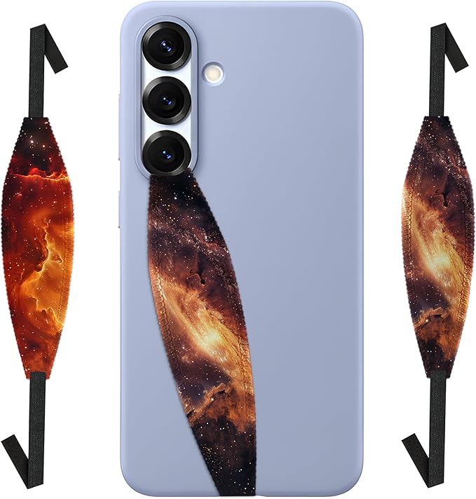 Universal Phone Grip Strap - Enamel Fly Me To The Moon