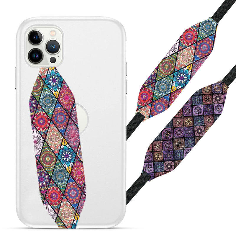 Textile design Phone Grip Strap - Switch Bands 