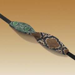 Brown & Green Snake Skin