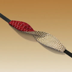 Gold & Red Alligator