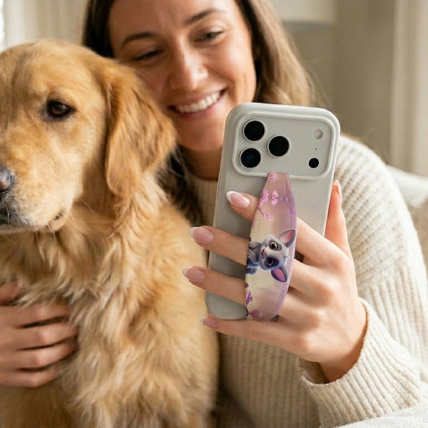 Cartoony Bird Phone Grip Strap | Adhesive-Free | Switchbands