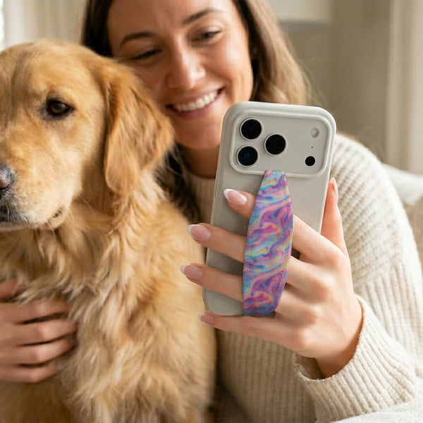 Leopard & Tie Dye  Phone Grip Strap | Adhesive-Free | Switchbands