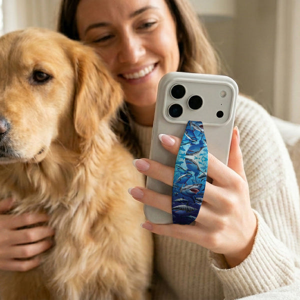 Fishy Ferms Phone Grip Strap | Adhesive-Free | Switchbands