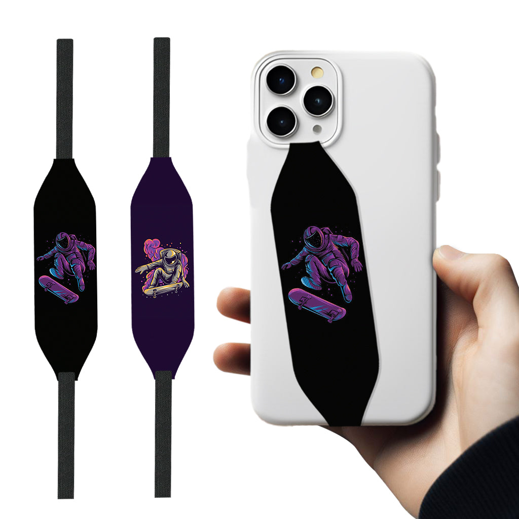 Astronaut on a Skateboard Phone Case with Strap - Switch Bands 