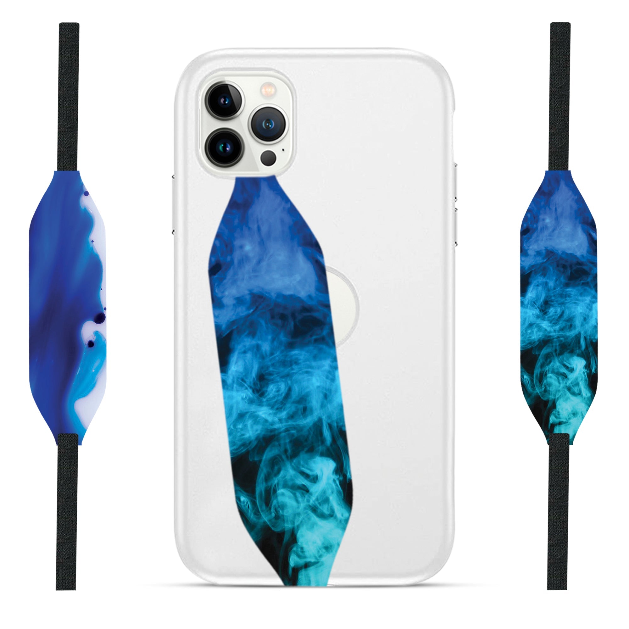 blue Colour Liquid iPhone Strap - Switch Bands