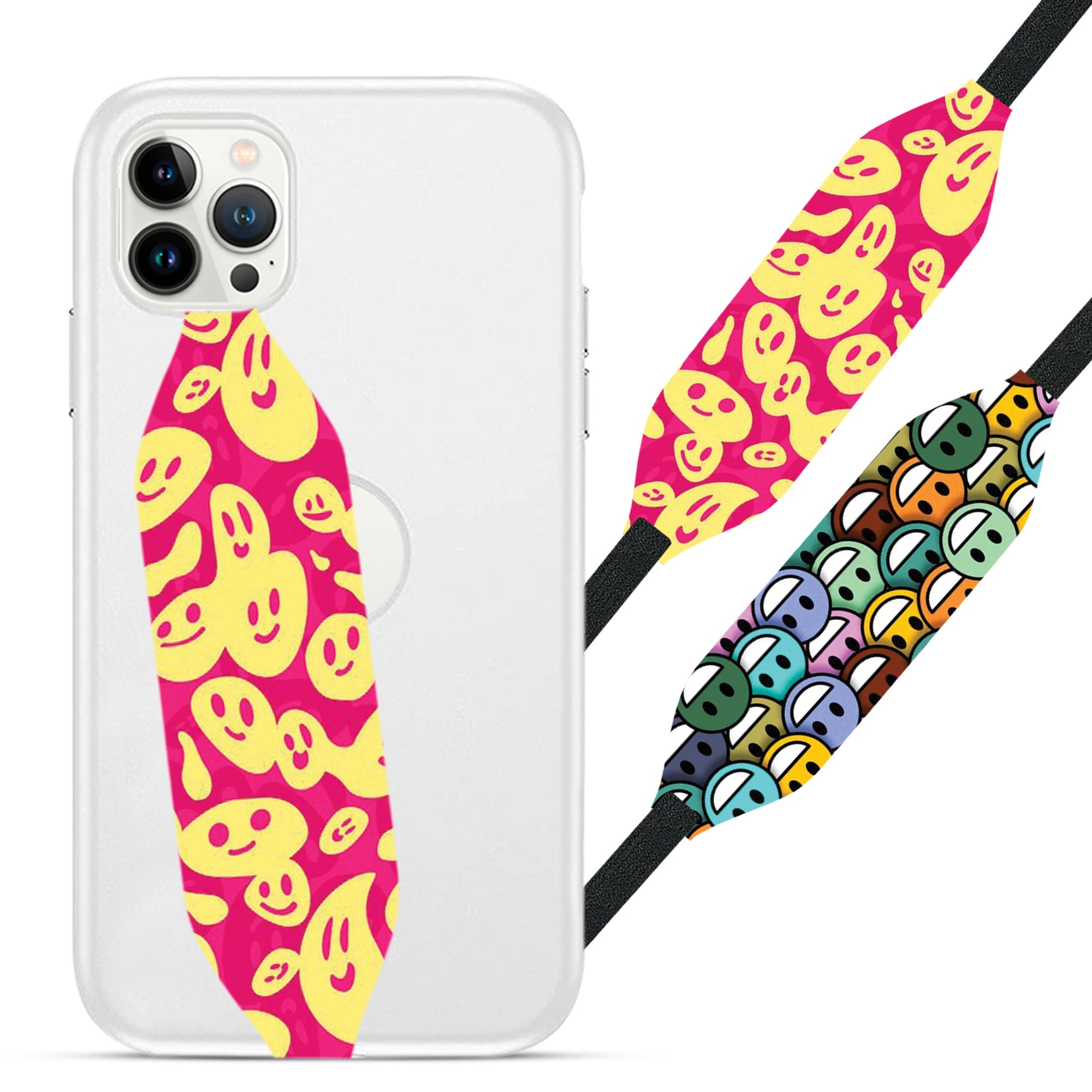 Smiley Pattern Toon Art Strap loop - Switch Bands 