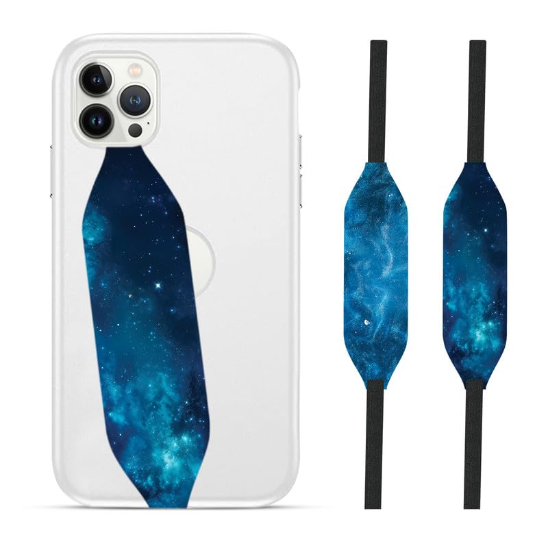 Blue Nebula iPhone Wrist Strap - switch bands 