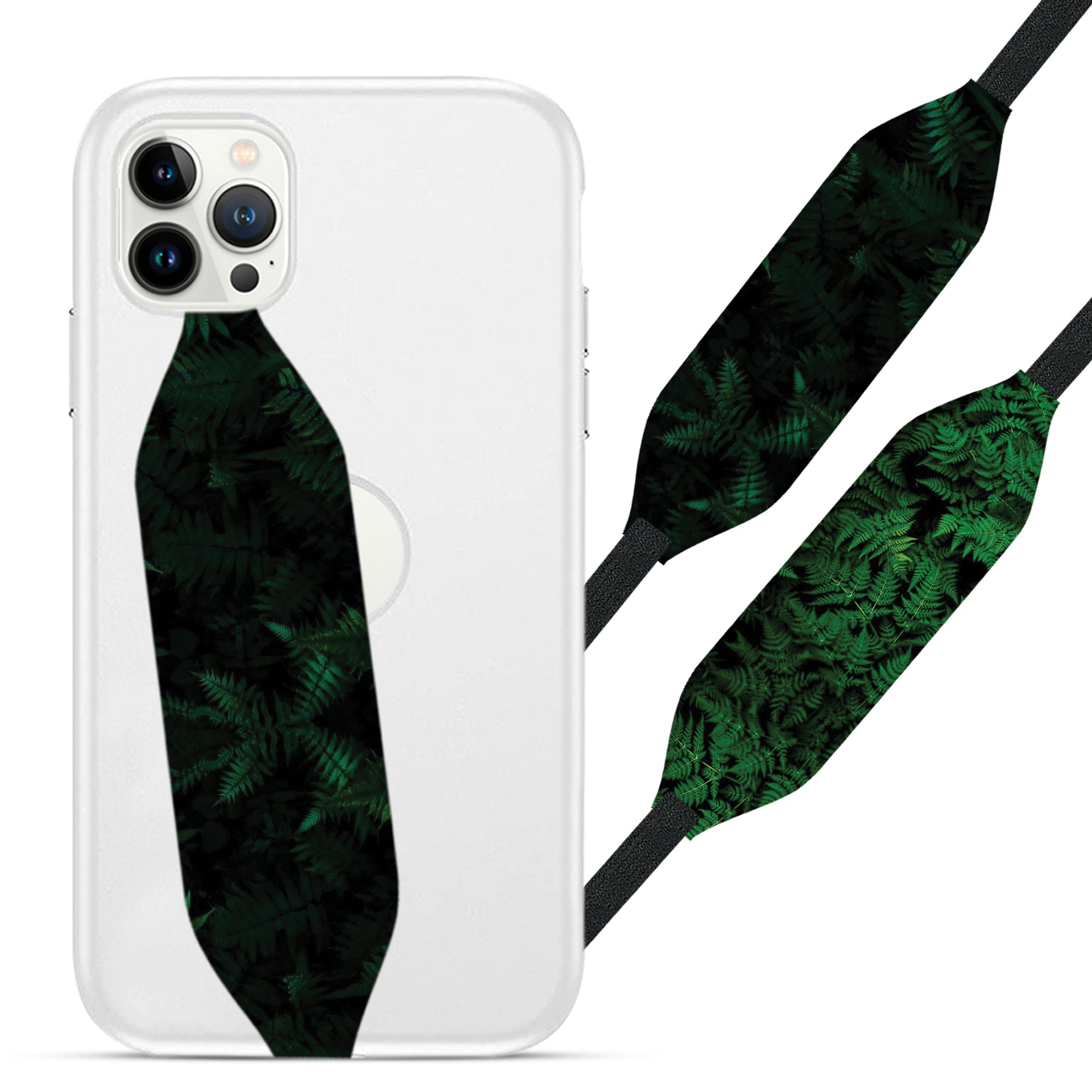 Green leaf Cell Phone Strap - Switch Bands 