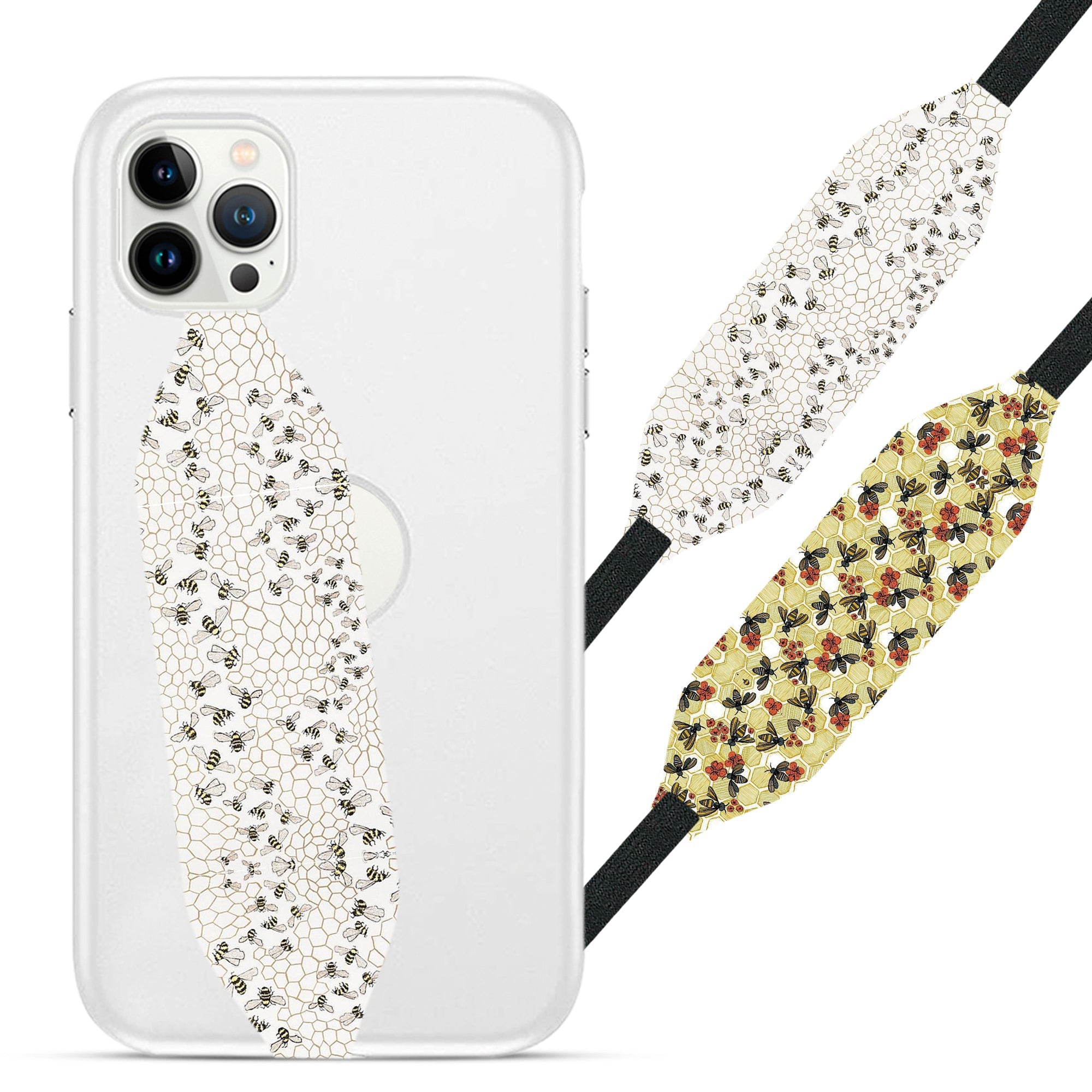 Bees And Honeycomb  iPhone Strap - Switch Bands 