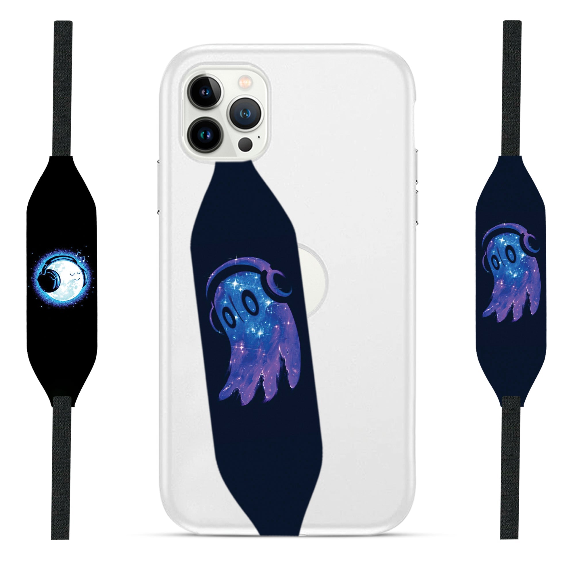 Music Typo Cell Phone Strap -Switch Bands