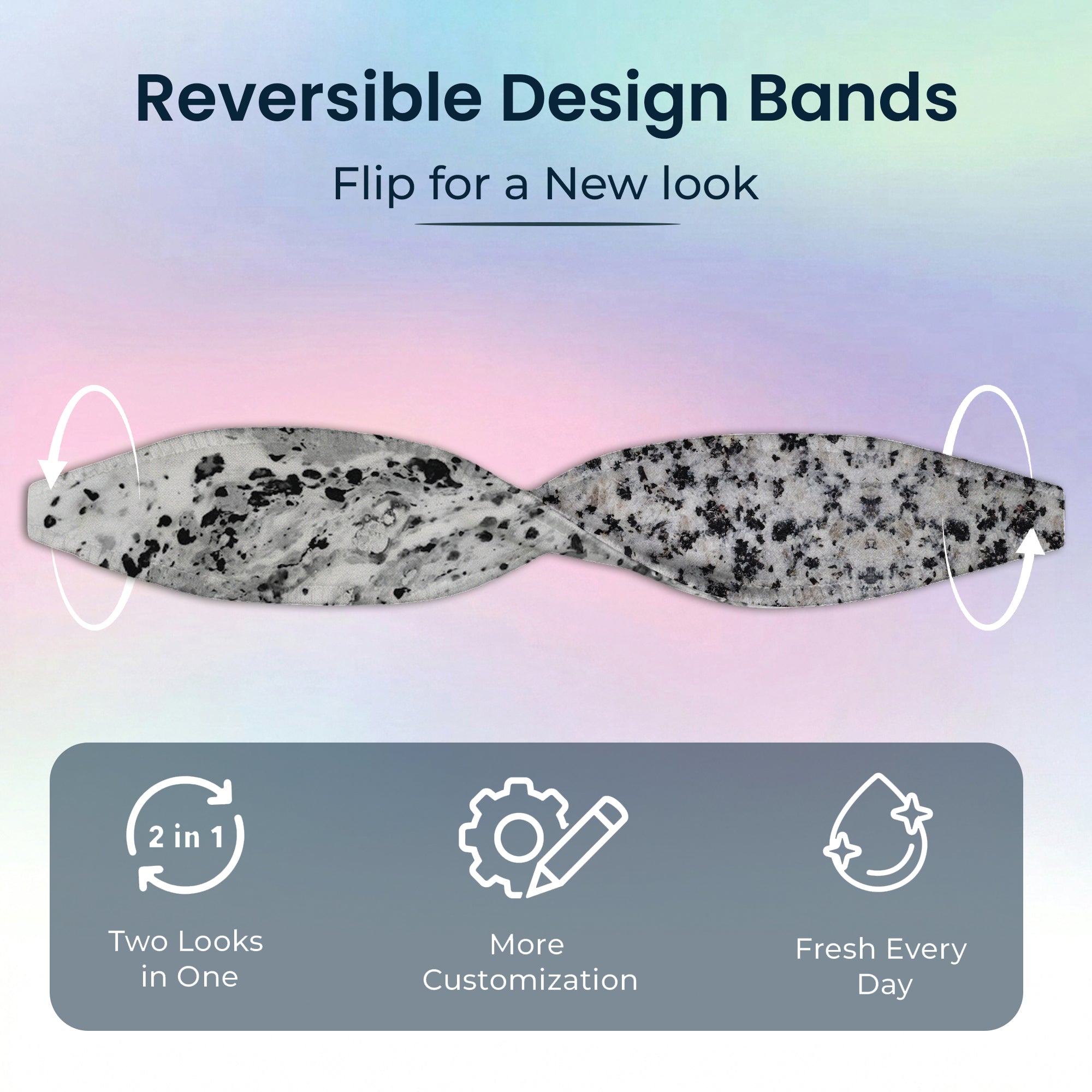 Ghost Marble Phone Grip Strap | Adhesive-Free | Switchbands