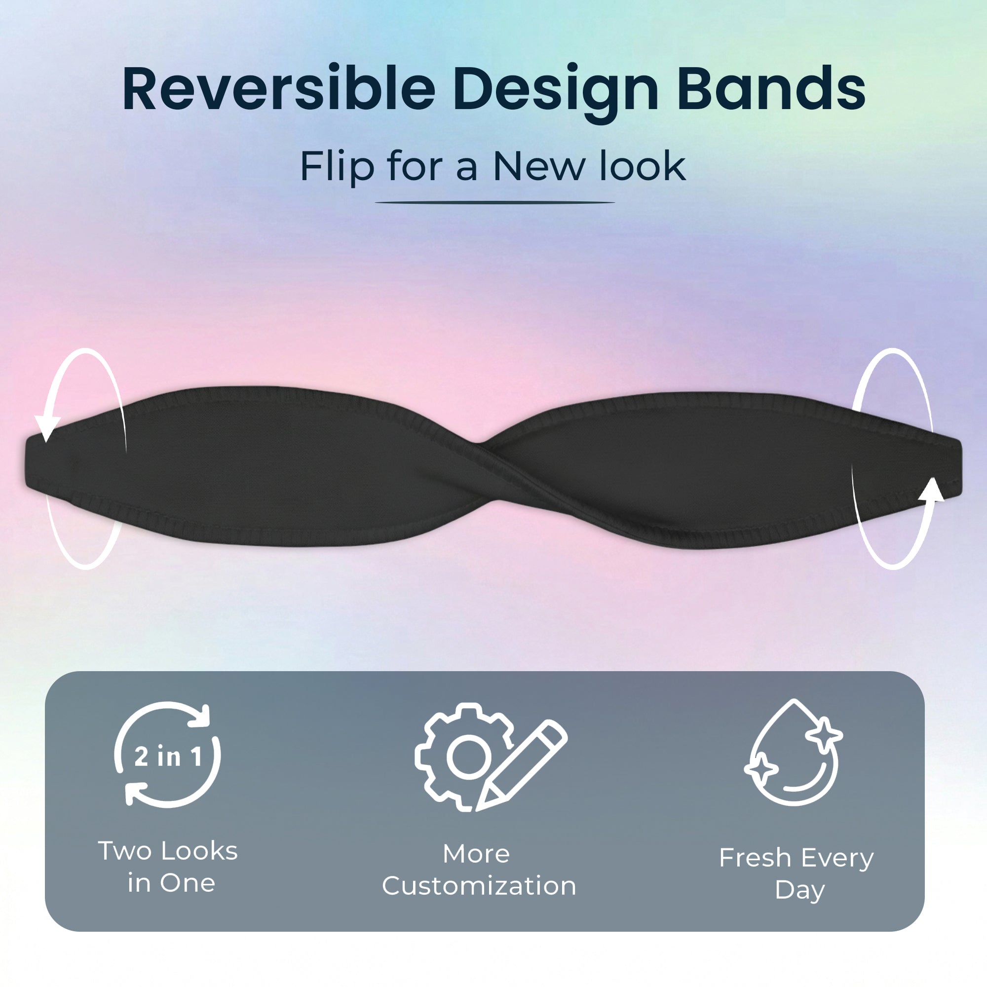 Black Phone Grip Strap | Adhesive-Free | Switchbands