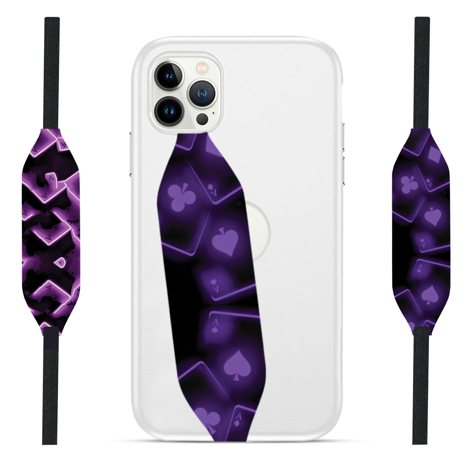 Ace of Spades Cards Phone Case with Strap - Switch Bands 