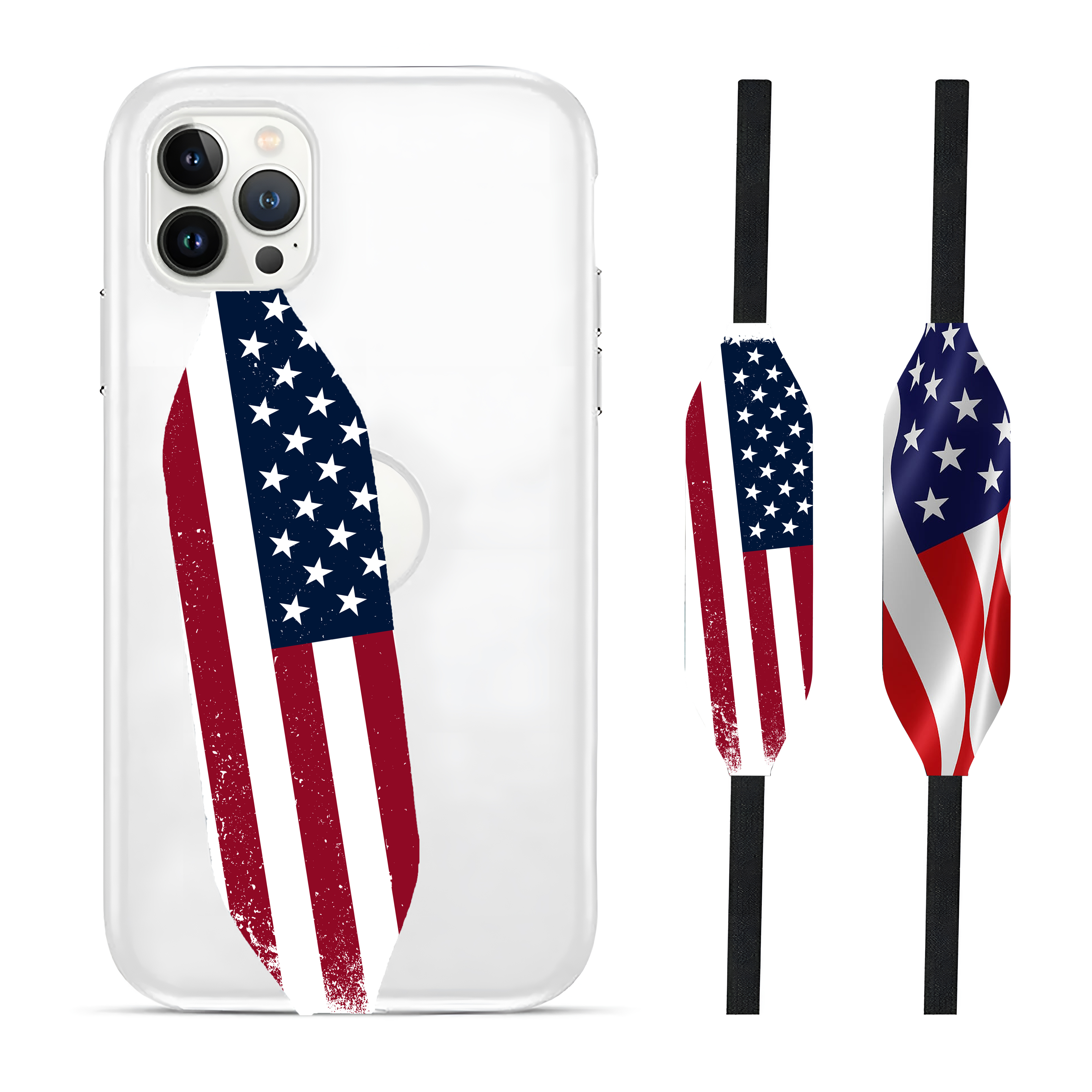 Universal Phone Grip Strap - patriot