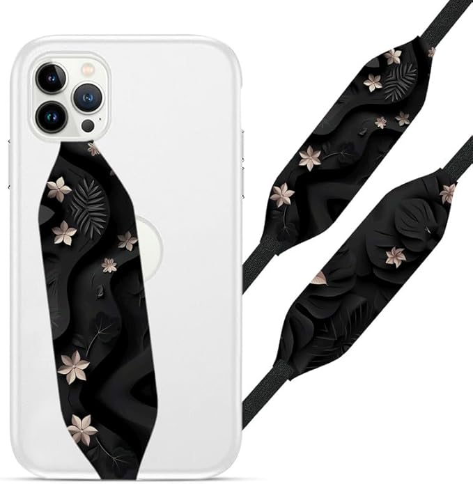 Universal Phone Grip Strap -Elegant Floral - Switchbands