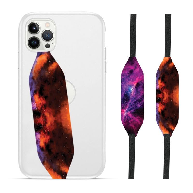 Dark Nebula iPhone Wrist Strap - switch bands 