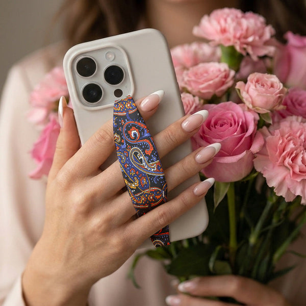 Assorted Paisley And Cool Vines Phone Grip Strap | Adhesive-Free | Switchbands