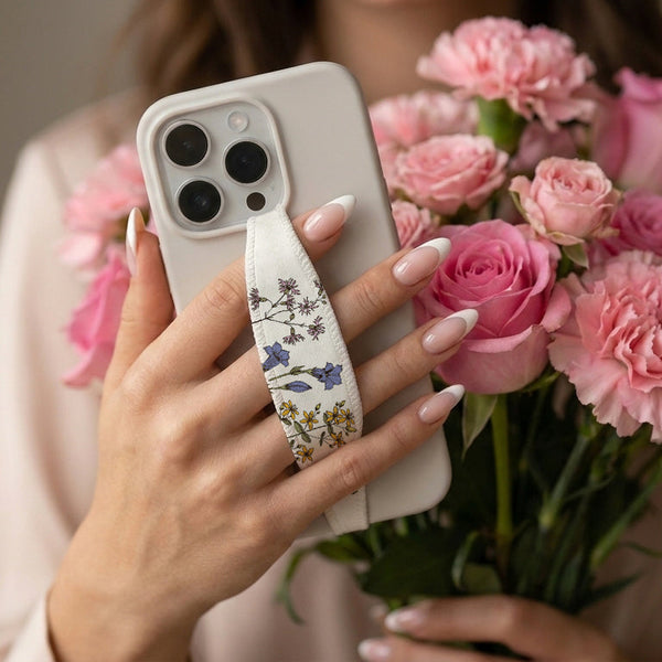 Vintage Garden Phone Grip Strap | Adhesive-Free | Switchbands