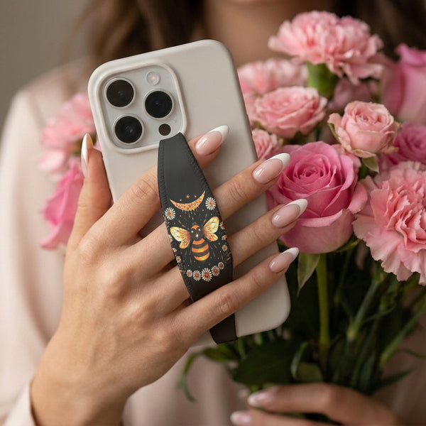 Honey Bee And Honey Bean Floors Phone Grip Strap | Adhesive-Free | Switchbands